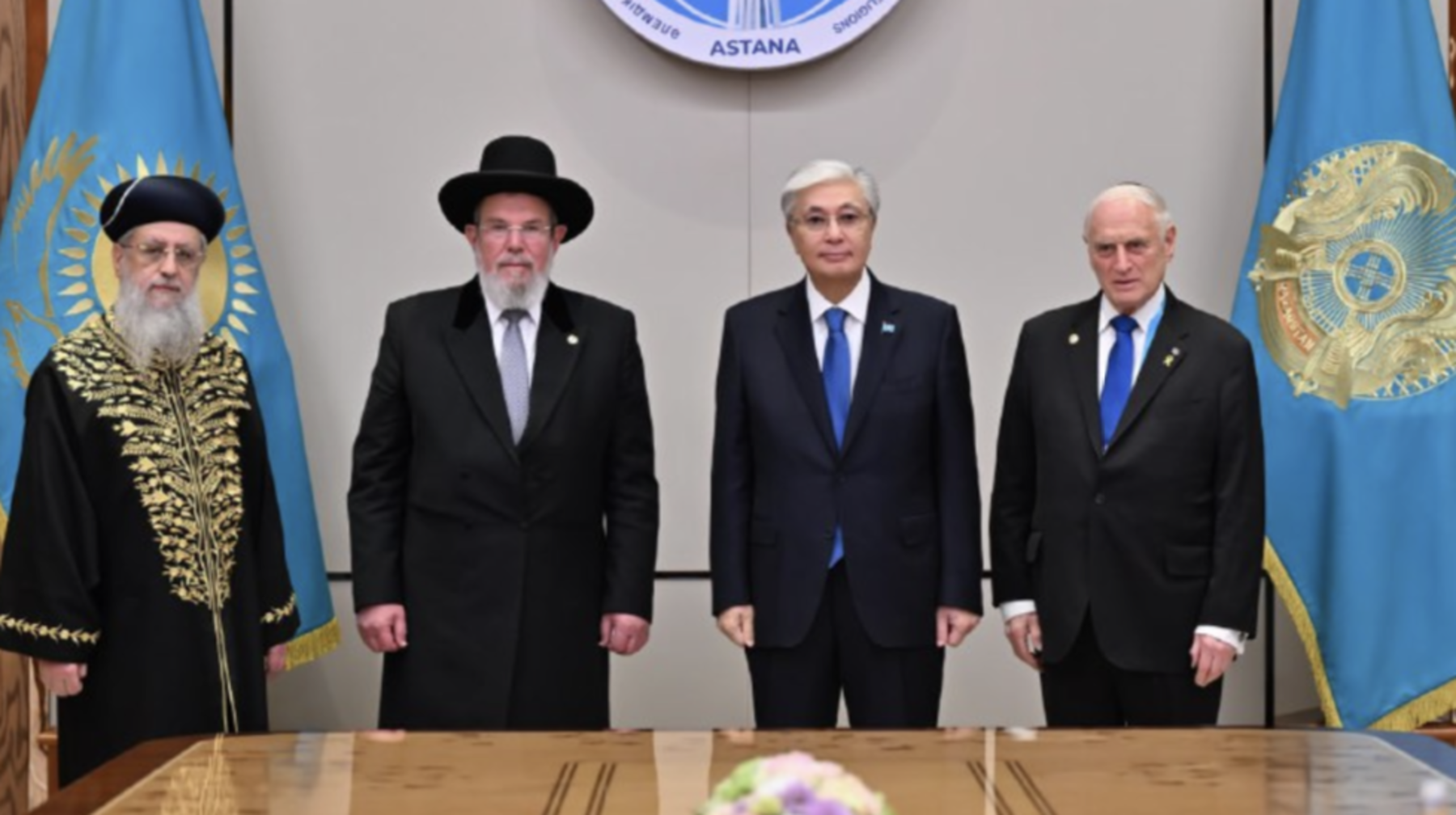 Президент иудаизм ұйымының өкілдерімен кездесті