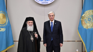Тоқаев Иерусалим патриархы III Феофилмен кездесті