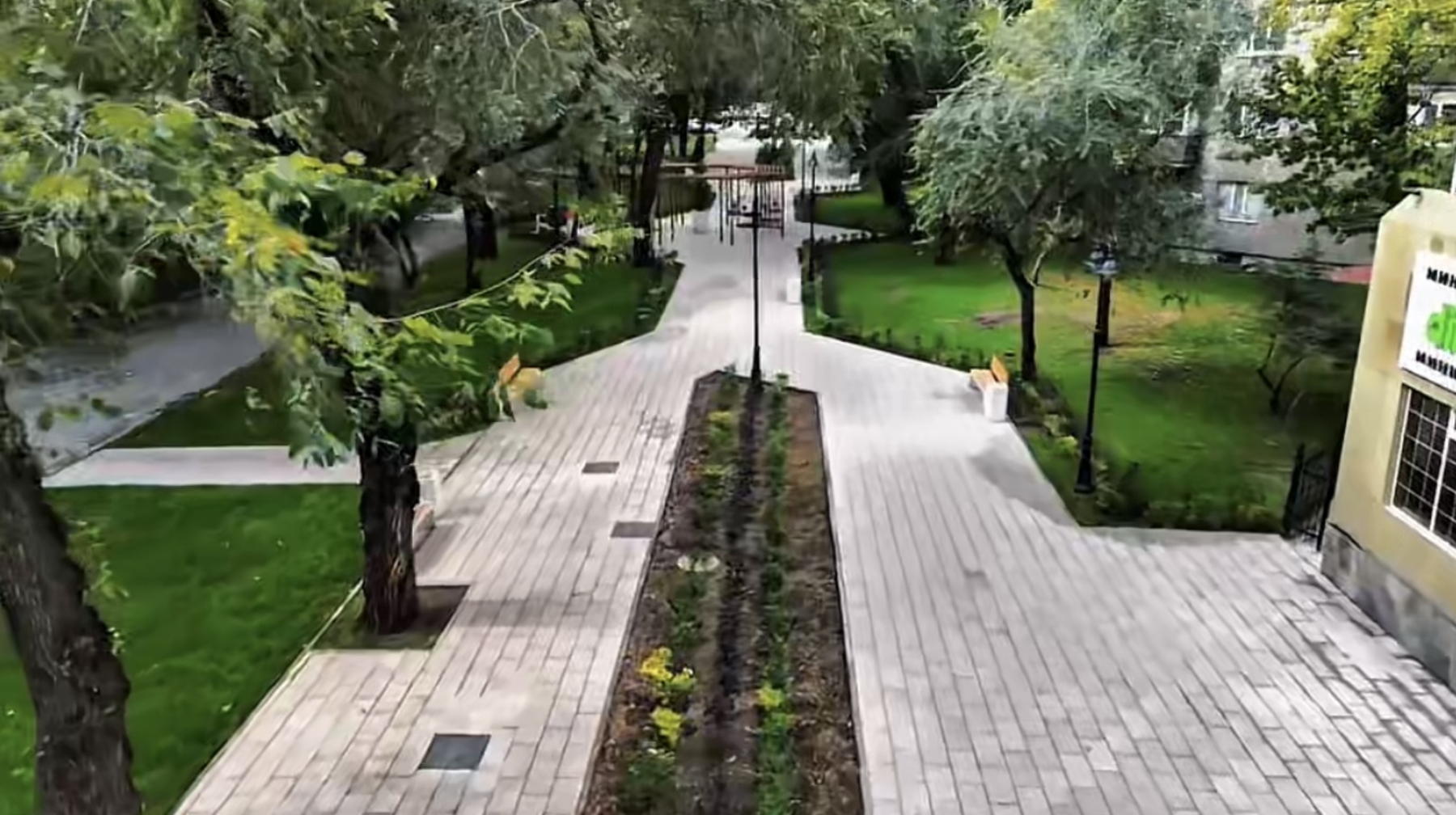 Қала күніне орай ауданда жаңа жүргіншілер аймағы ашылды