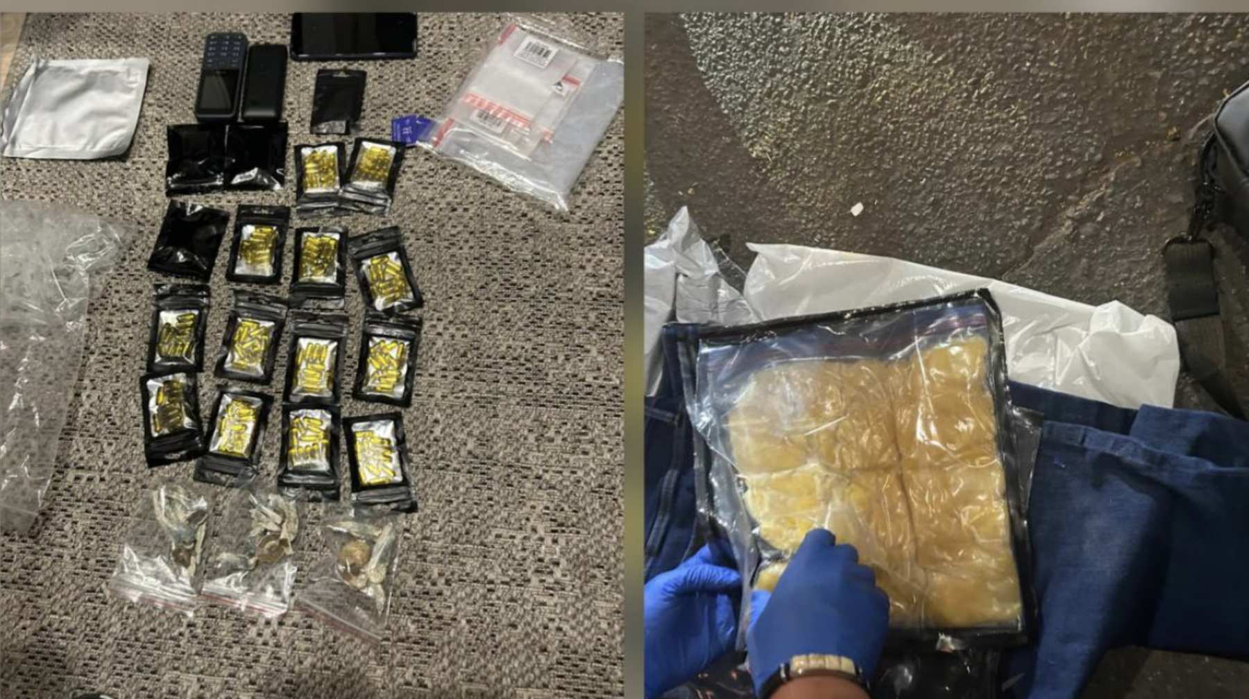 АҚШ-тан жолданған сәлемдеме: Алматыда полицейлер есірткі жеткізу әрекетіне тосқауыл қойды