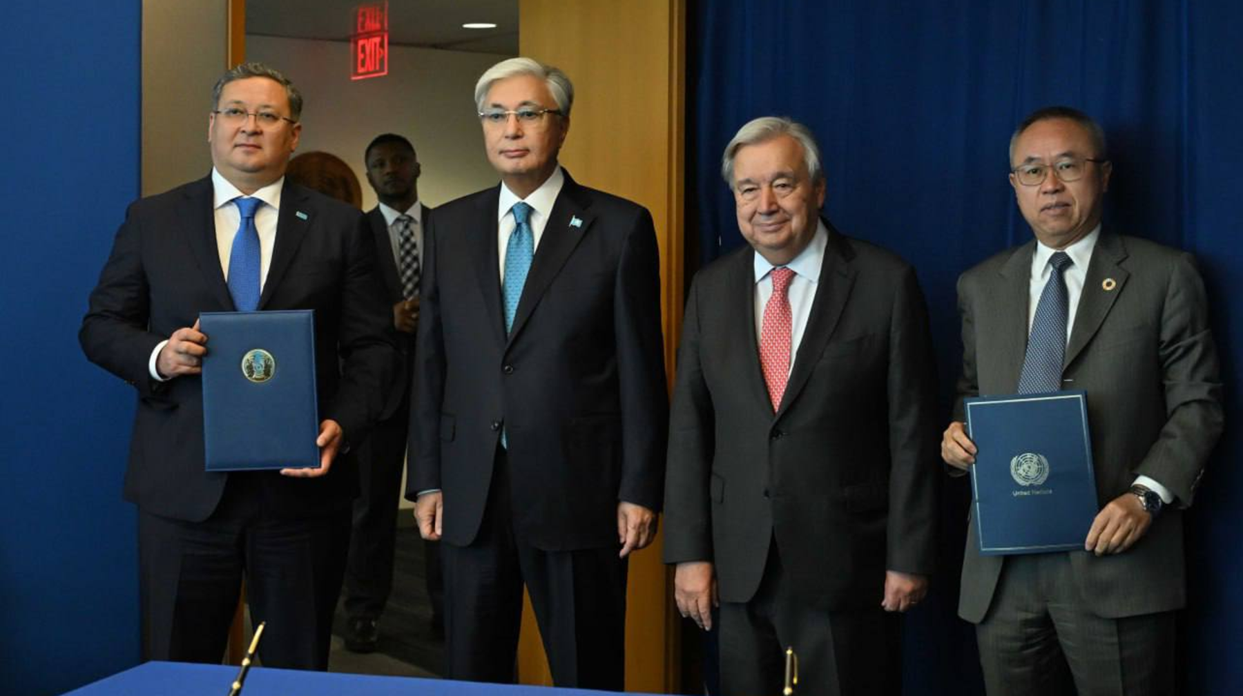 Қасым-Жомарт Тоқаев БҰҰ Бас хатшысымен кездесті