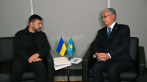Тоқаев Зеленскиймен кездесу өткізді