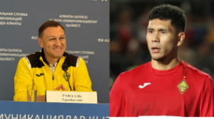 "Жақ сүйегін ашуына болмайды". "Қайрат" бапкері қақпашы Анарбековтың денсаулығы туралы айтты