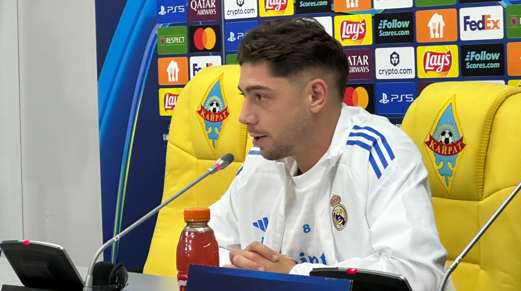 “Реал Мадрид” футболшысы: “Қайратқа” қарсы ойында 100 пайыз күшімізді көрсетеміз”