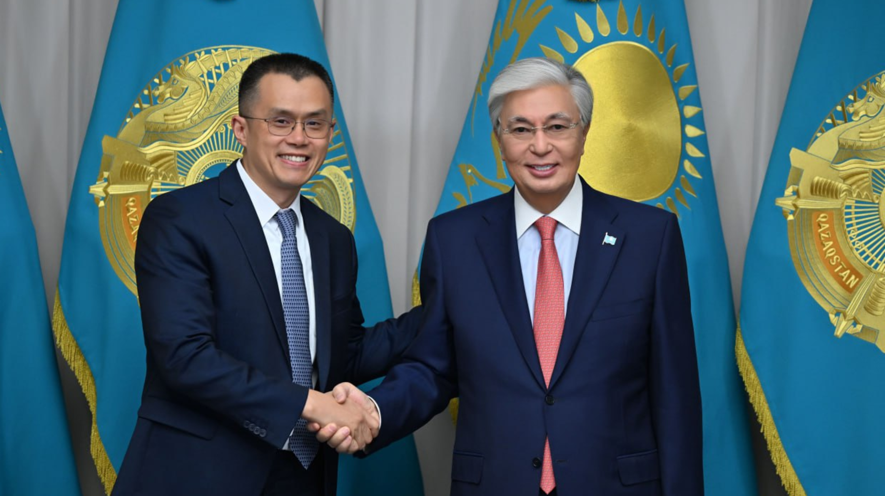 Мемлекет басшысы Binance компаниясының негізін қалаушы Чанпэн Чжаоны қабылдады