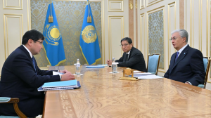 Мемлекет басшысы қаржы министрі Мәди Тәкиевті қабылдады