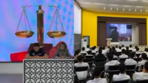 Алматыда полицейлер студенттер арасында құқықтық білім беруді күшейтуде 