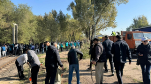 Жетісу ауданында 1000-нан аса тұрғын сенбілікке шықты