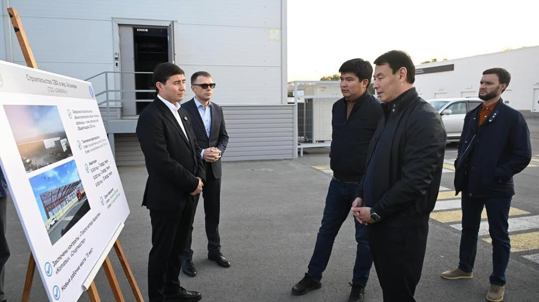 Дархан Сатыбалды қаланың жетекші өнеркәсіп кәсіпорындарын аралады