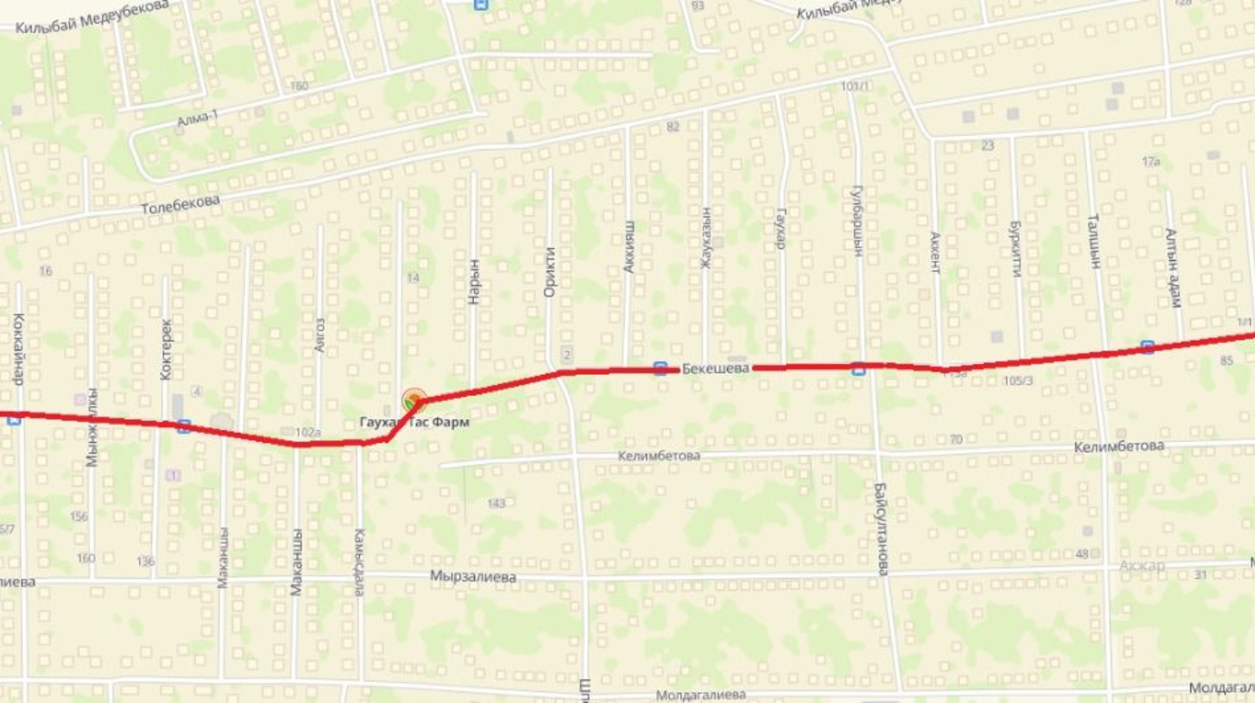 Құрылыс жұмыстарына байланысты көшелер жабылып, маршруттар өзгереді