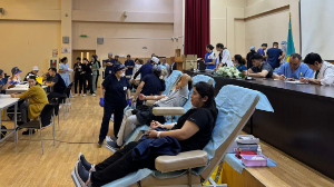 Алматы №4 қалалық клиникалық ауруханасының 60 қызметкері «Өмірге үміт сыйла» науқаны аясында қан тапсырды