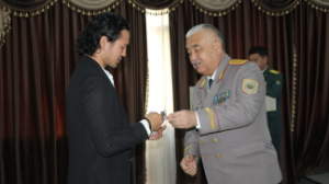 Танымал актер Ұлттық ұланның құрметіне ие болды