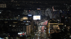 Дархан Сатыбалды қаладағы кешкі жарықтандыру нысандарын аралап көрді