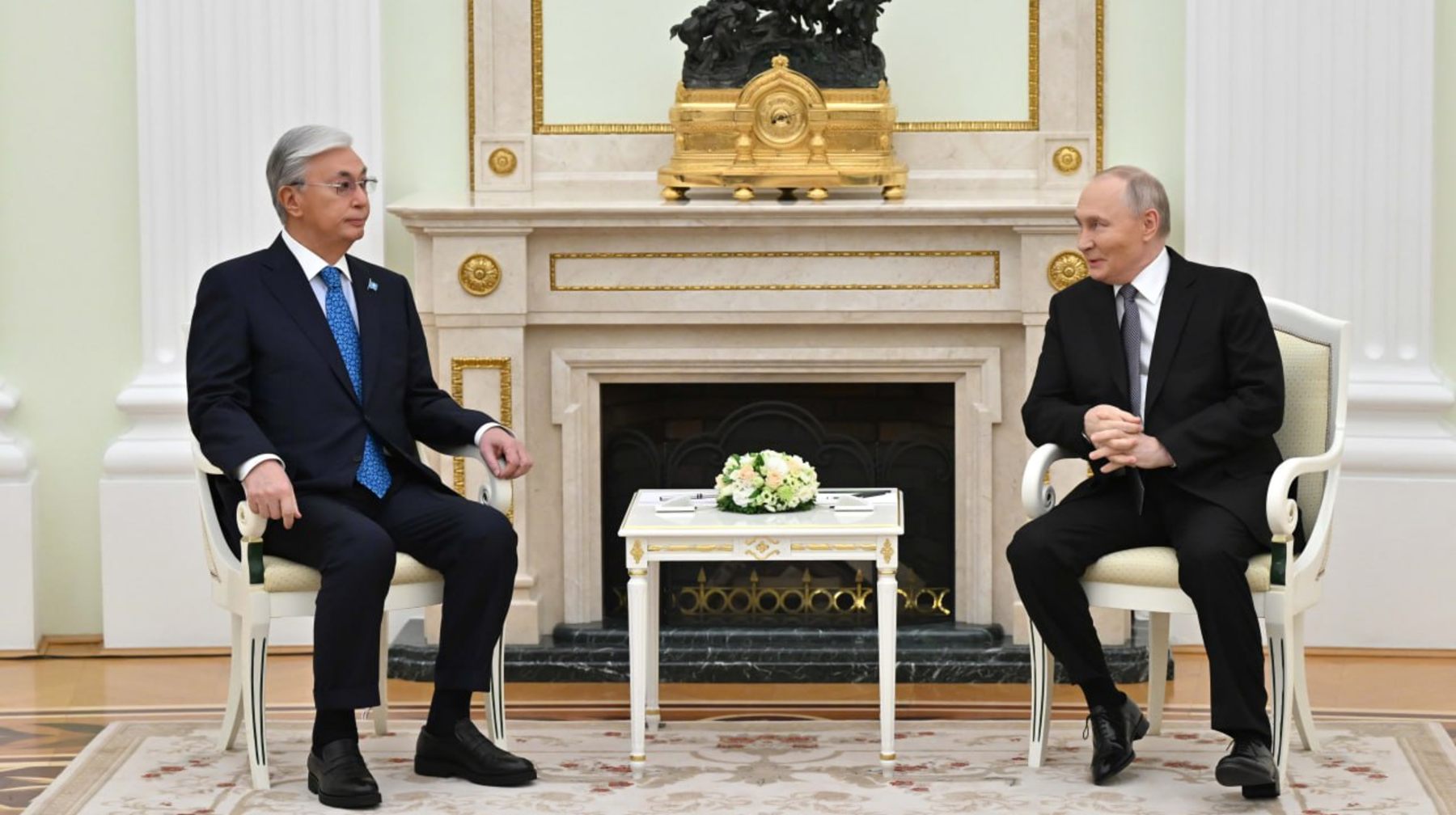 Тоқаев пен Путин 2,5 сағаттан аса уақыт әңгімелескен