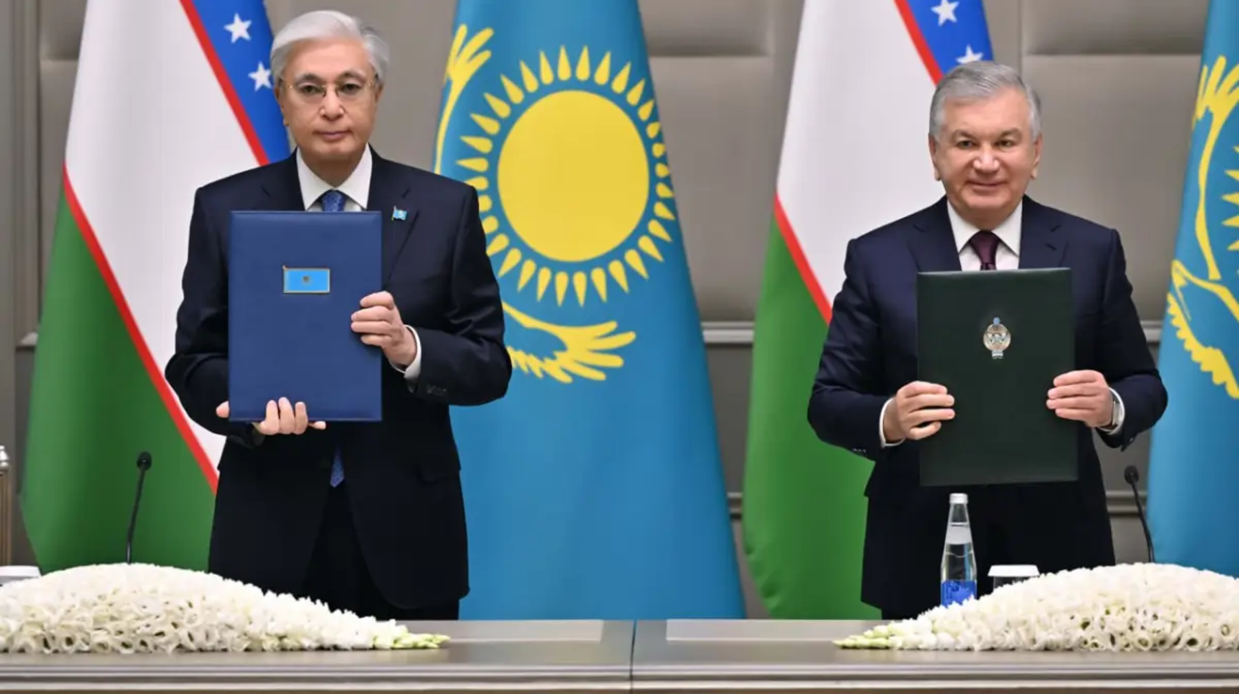 Қазақстан және Өзбекстан Президенттері бірлескен мәлімдеме қабылдады