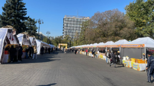 Алматыда 400 тонна түрлі өнім ұсынылған жәрмеңке өтіп жатыр