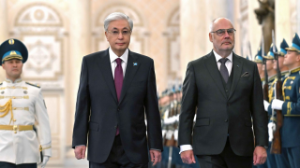 Мемлекет басшысы Эстония президентін салтанатты түрде қарсы алды