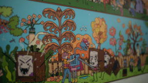 Алматыда "Қорқынышты орман" атты халықаралық интерактив фресканың ашылуы өтті