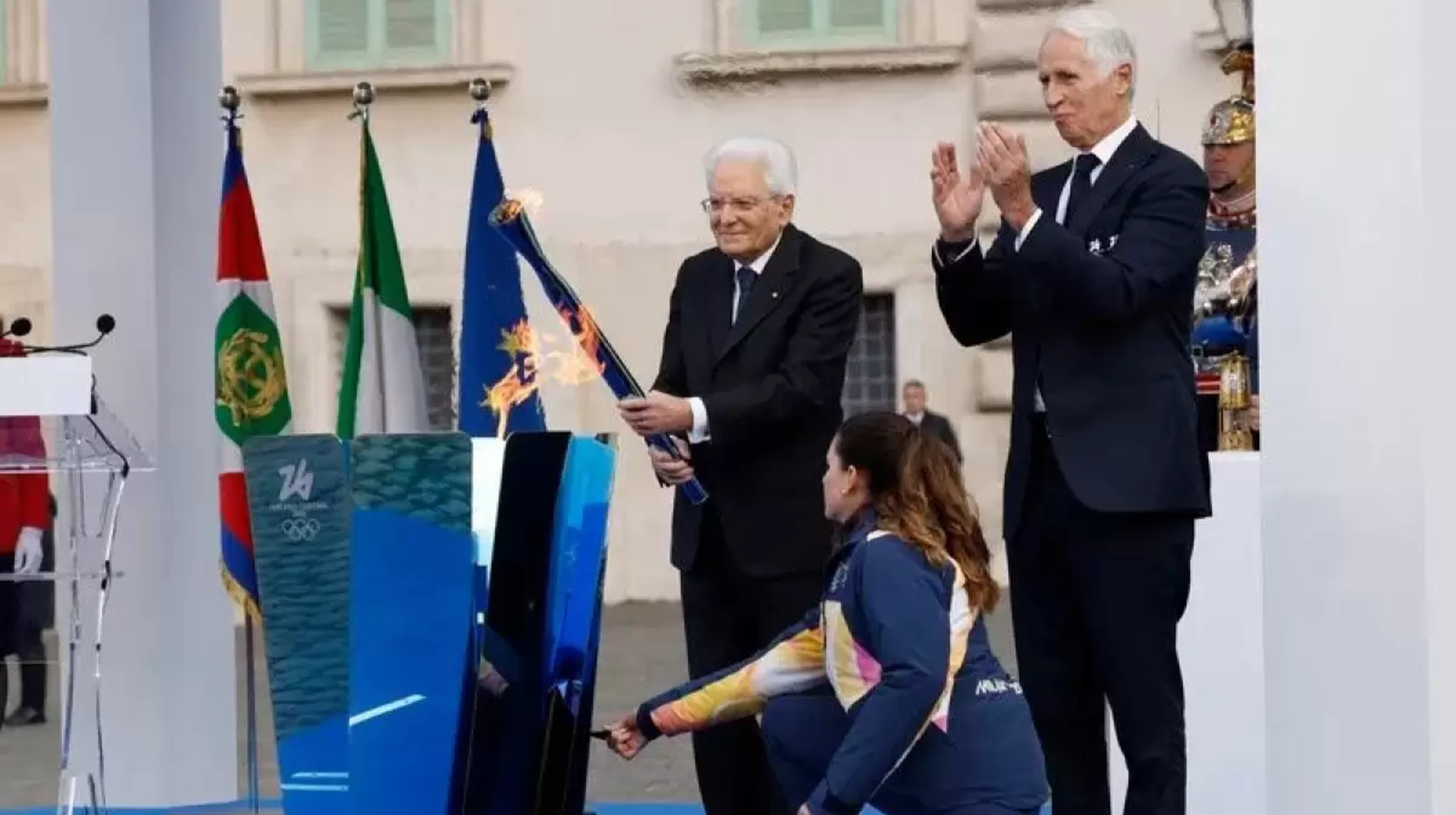 2026 жылғы қысқы Олимпиада ойындарының алауы жағылды