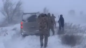 Ақтөбе өңірінде қар құрсауында қалған шетел азаматтары эвакуацияланды