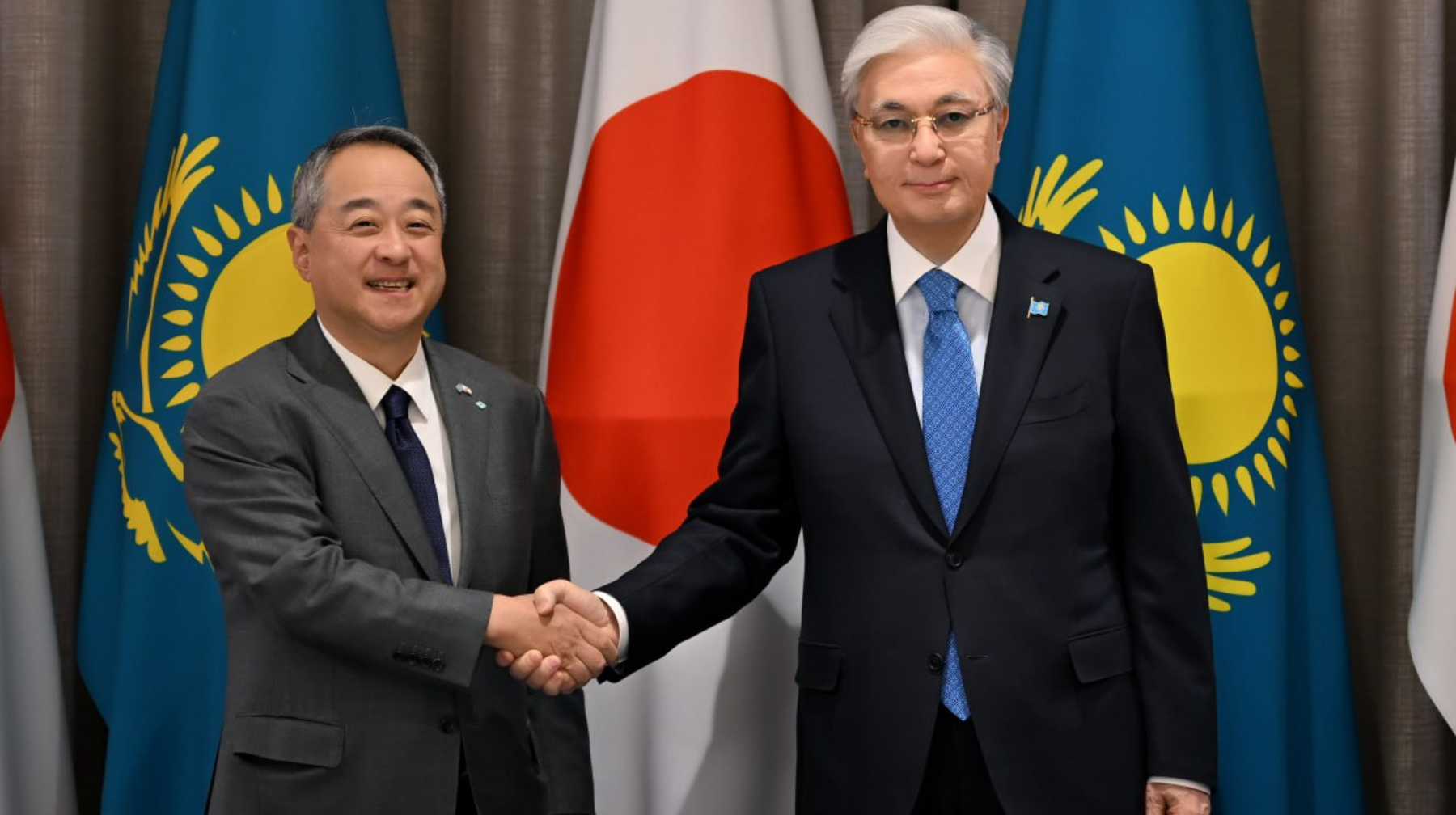 Мемлекет басшысы Sumitomo компаниясының президенті Шинго Уэноны қабылдады