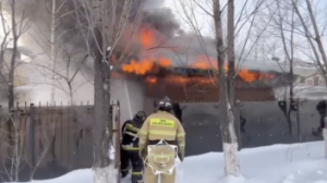 Астанадағы жеке тұрғын үй аумағында өрт шықты