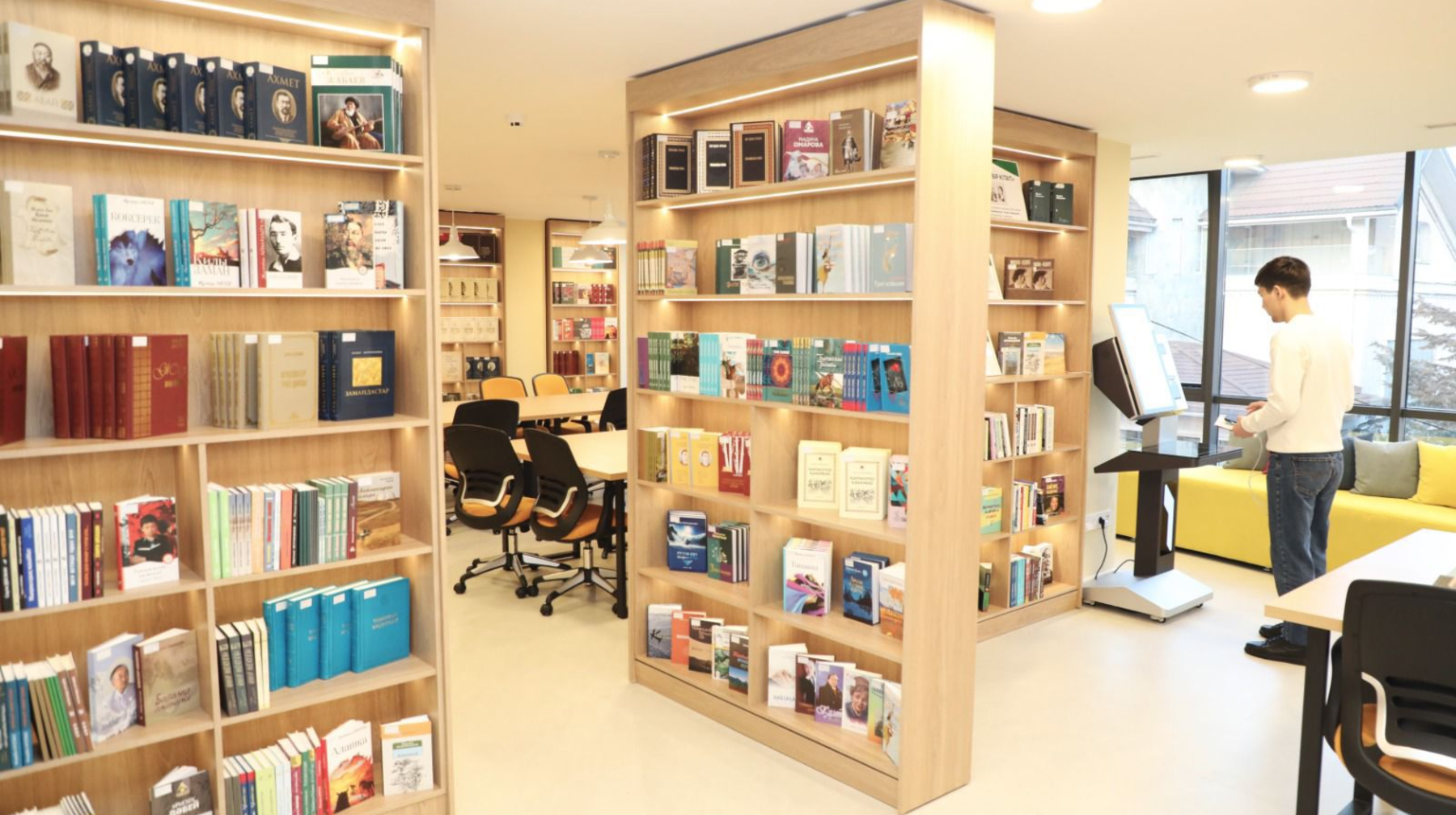 Алматыда жаңа заманауи кітапхана ашылды