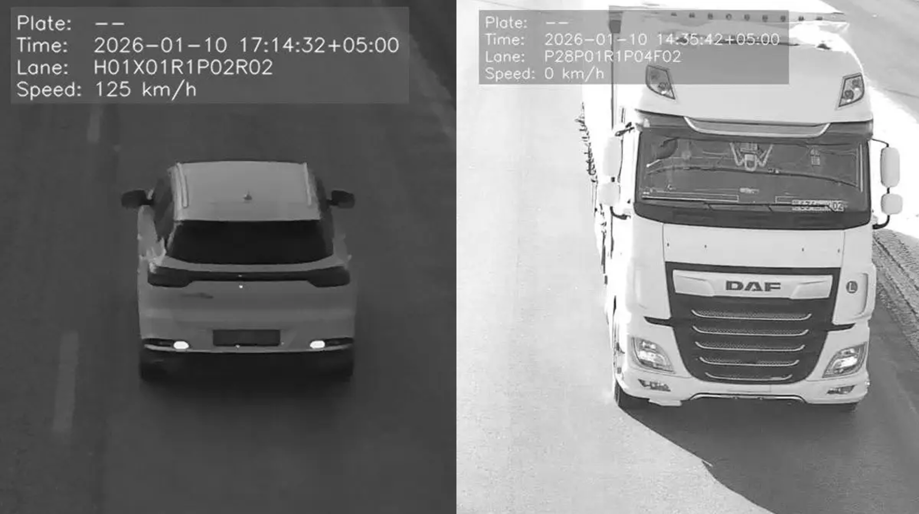 Республикалық жолдарда жалған не оқылмайтын нөмірі бар 900-ге жуық көлік анықталды