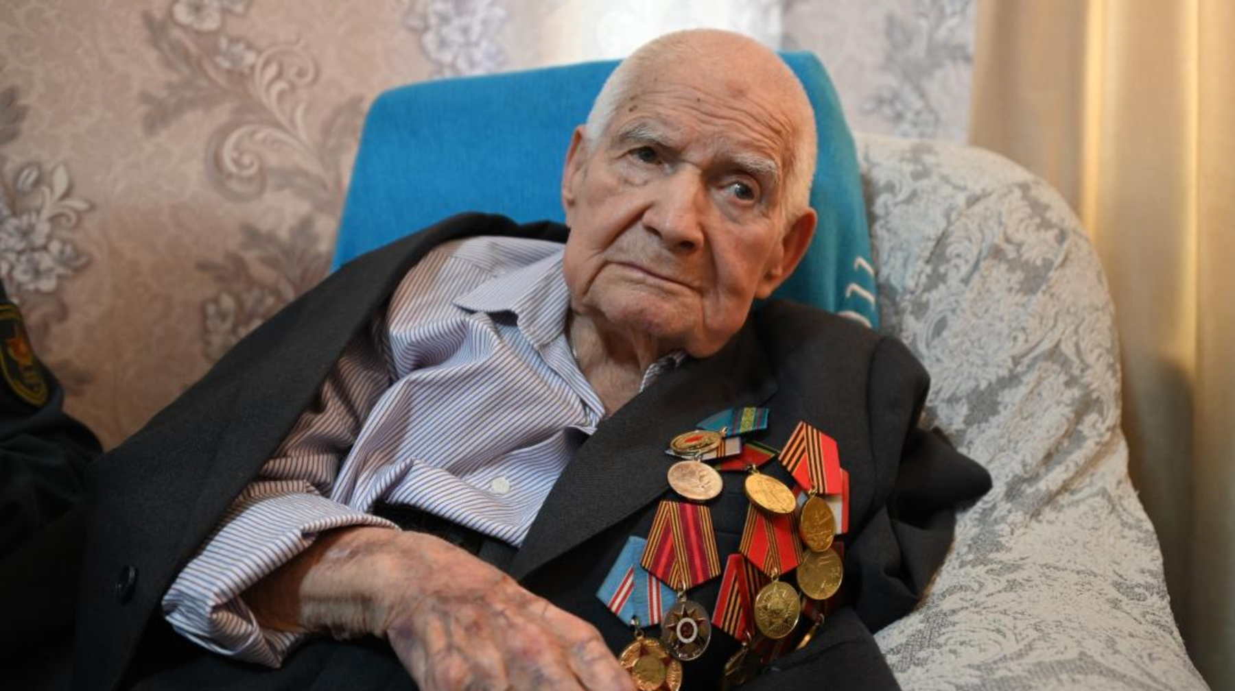 Алматылық майдангер байланысшы 100 жасқа толды