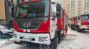 Астанада  көпқабатты үйден өрт шығып, 30 адам эвакуацияланды