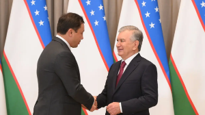 Головкин боксты дамыту мәселесін талқылау үшін Ташкентте Шавкат Мирзиёевпен кездесті