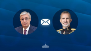 Мемлекет басшысы Испания Короліне құттықтау жеделхатын жолдады