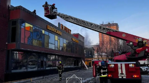 Астанада екі қабатты дәмхана өртенді