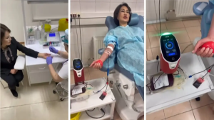 Денсаулық сақтау министрі донор болып, ақпанда қан тапсыру акциясын бастады