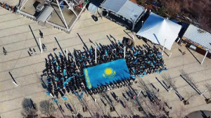 Алматыда ауқымды патриоттық флешмоб өтті