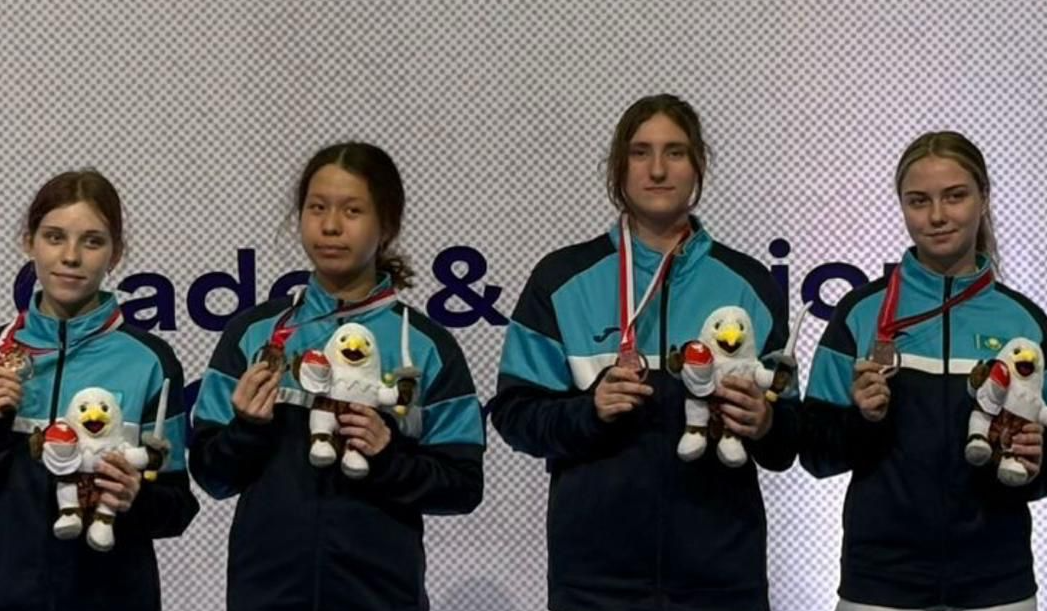 Алматылық шпагашылар жасөспірімдер мен кадеттер арасындағы Азия чемпионатында қола жүлде иеленді