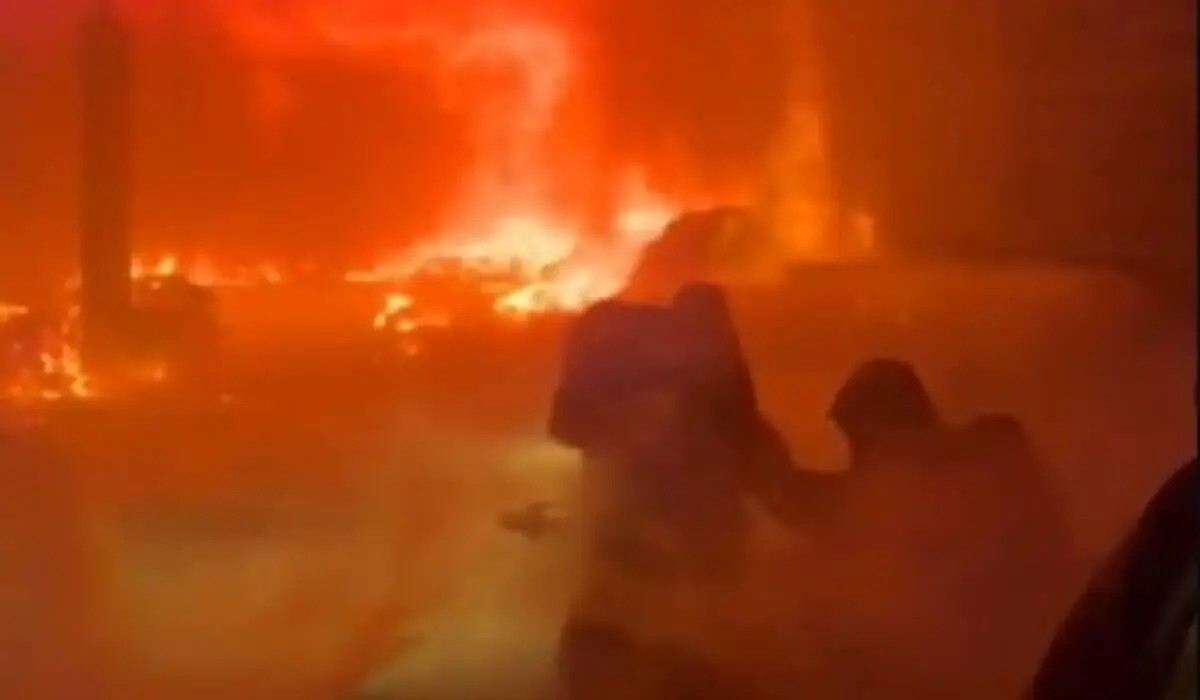 Ақтөбедегі құс фабрикасында ірі өрт шықты (ВИДЕО)