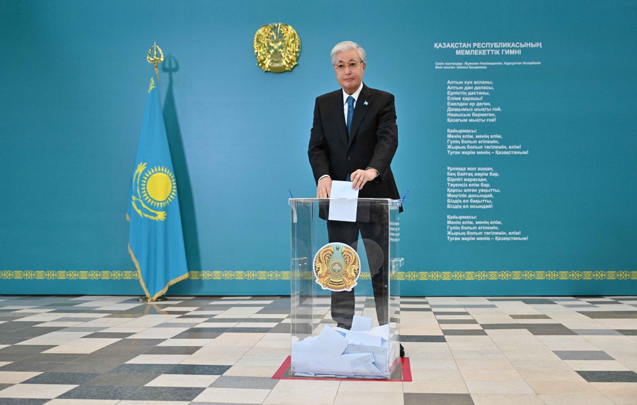 Тоқаев республикалық референдумда дауыс берді