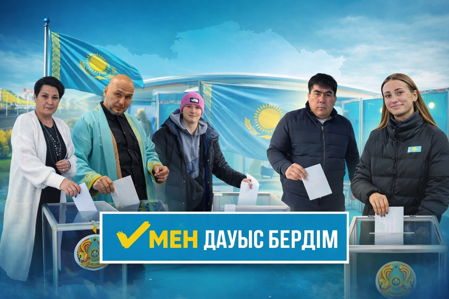Алматының спорт қауымдастығы республикалық референдумға белсенді қатысып отыр