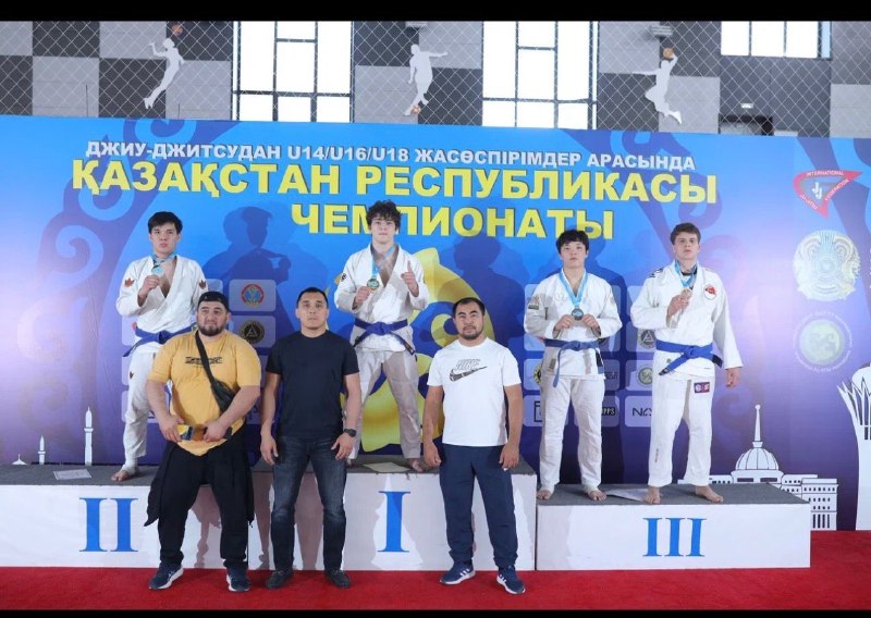 Алматылық спортшылар джиу-джитсудан Қазақстан чемпионатында 38 медаль жеңіп алды