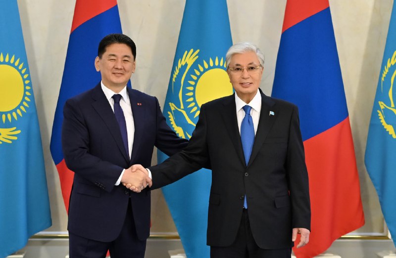 Қазақстан мен Моңғолия президенттері шағын құрамда келіссөз жүргізді