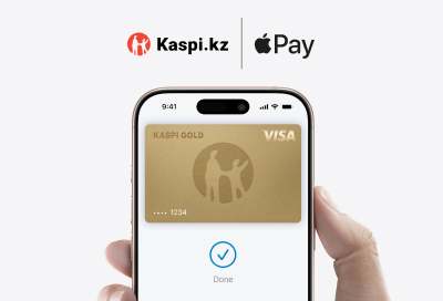 Kaspi Gold енді Apple Pay-де
