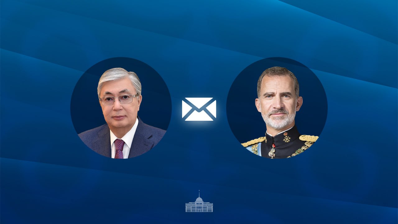 Тоқаев Испания Королі VI Фелипені құттықтады