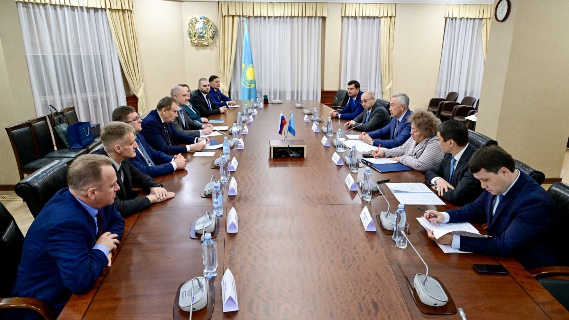 Серік Жұманғарин Ленинград облысының губернаторымен өнеркәсіп және АӨК салаларындағы жаңа жобаларды талқылады